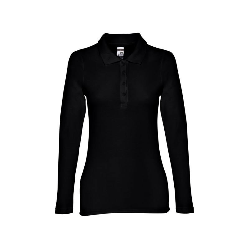 BERN WOMEN. Polo mânecă lungă pentru dame 30145.03-L, Negru