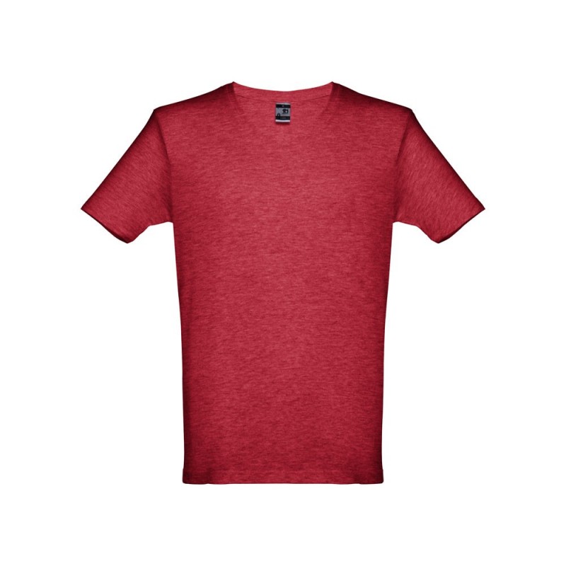 ATHENS. Tricou pentru barbati 30116.95-L, Roșu melange