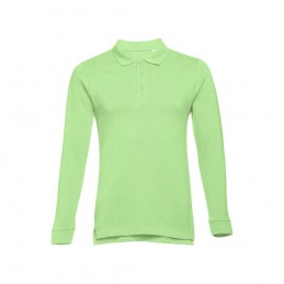 BERN. Polo mânecă lungă bărbați 30141.19-XXL, Verde deschis