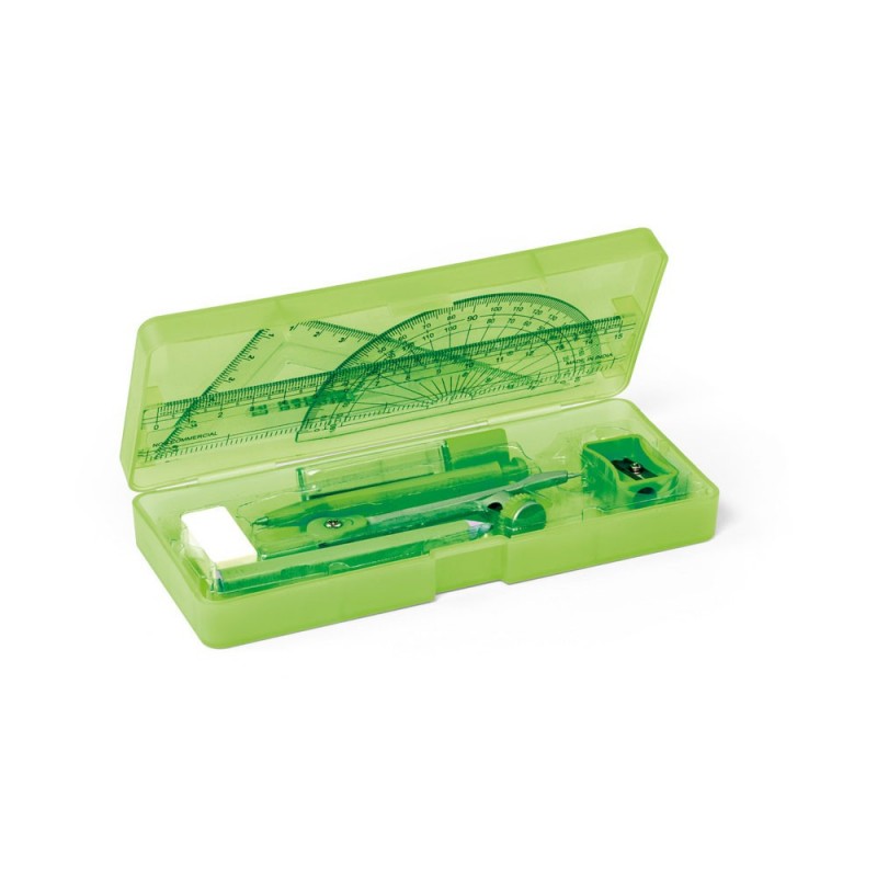 PITAGORAS. Set de geometrie școlar 93574.19, Verde deschis