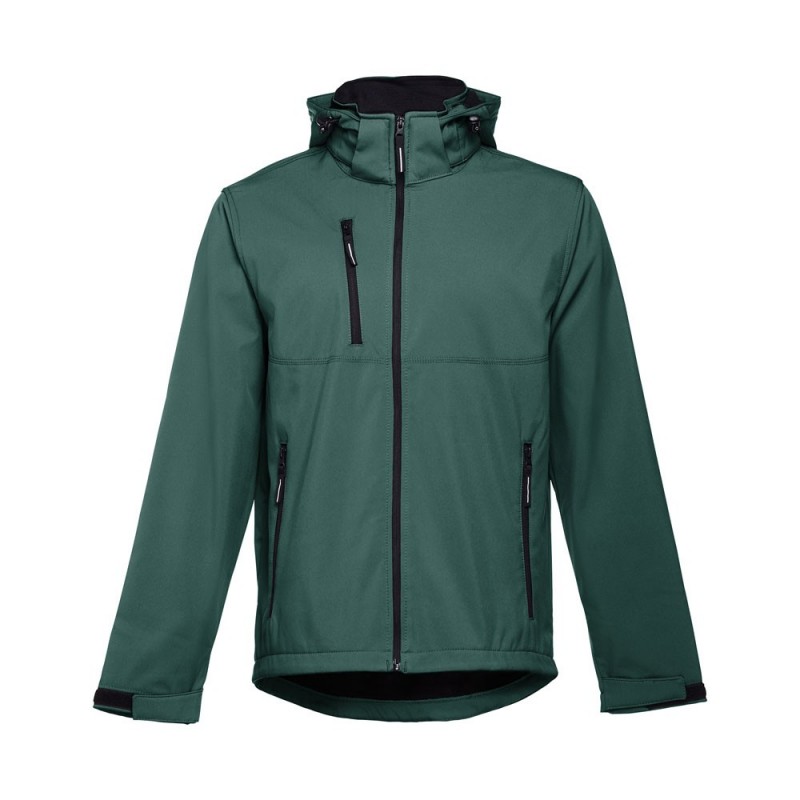 ZAGREB. Geaca softshell pentru bărbați 30180.29-XXL, Verde inchis