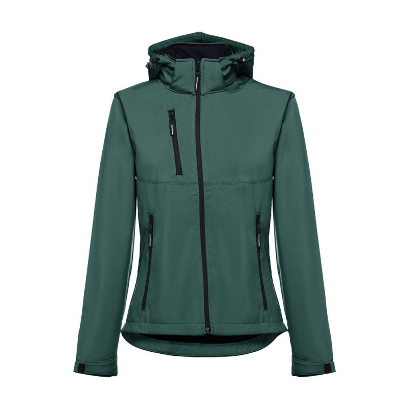 ZAGREB WOMEN. Jacheta softshell pentru dame 30181.29-XXL, Verde inchis