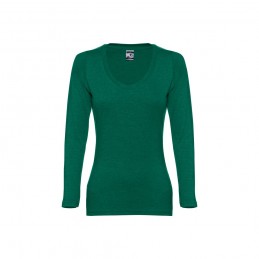 BUCHAREST WOMEN. Tricou mânecă lungă dame 30126.99-L, Verde melange
