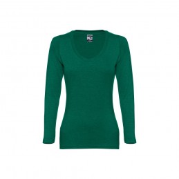 BUCHAREST WOMEN. Tricou mânecă lungă dame 30126.99-L, Verde melange