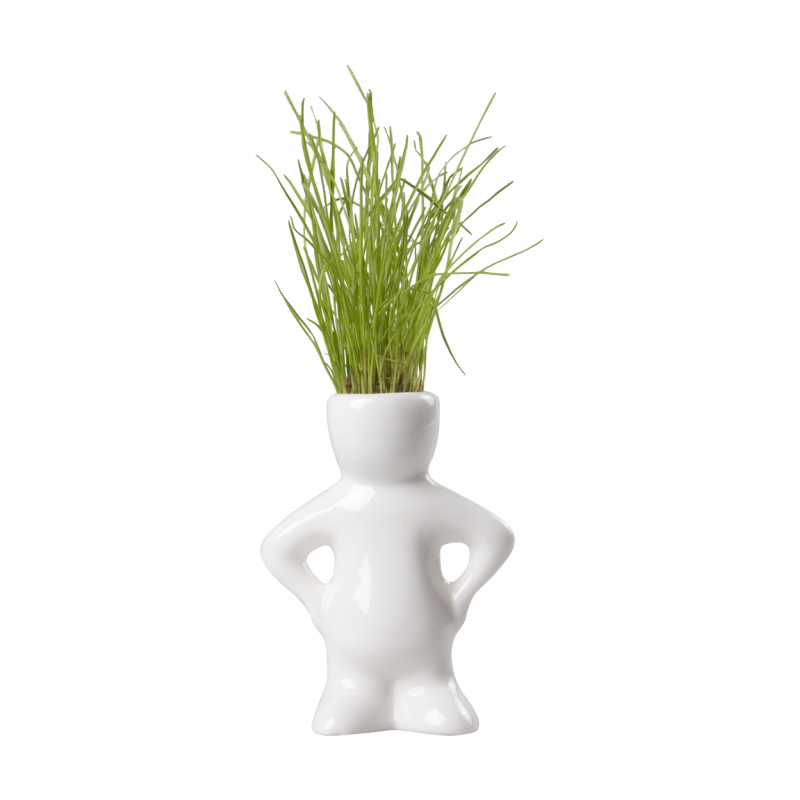 Dude - figurina cu iarba AP886000, alb