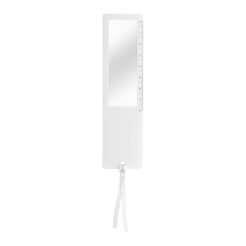 Okam - riglă cu lupă AP791346-01, alb