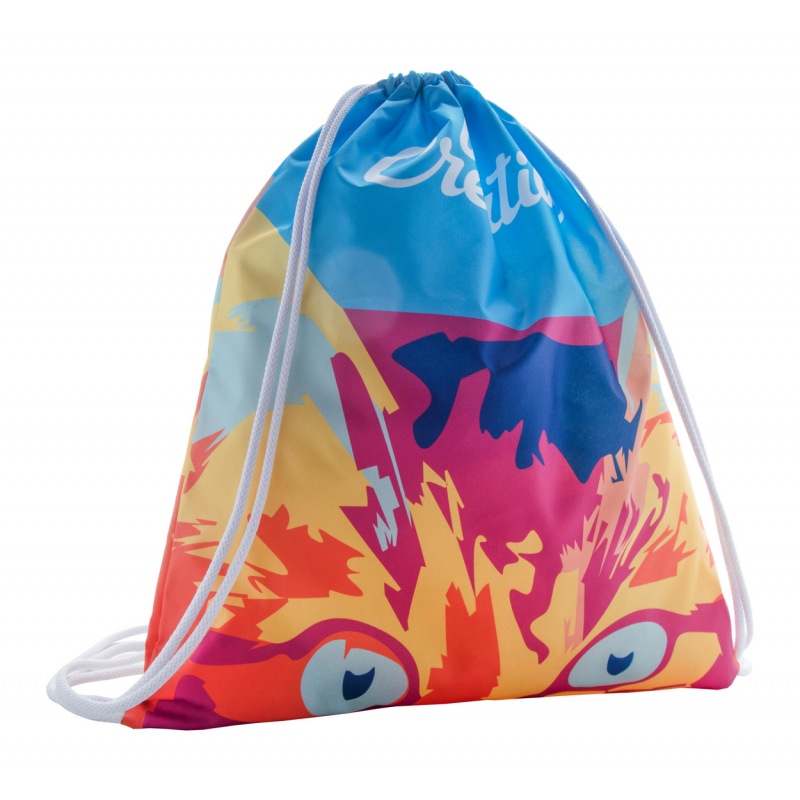 CreaDraw - rucsac cu șnur personalizat AP718775-01, alb CreaDraw - rucsac cu șnur personalizat AP718775-01, alb