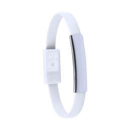 Beth - brățară încărcător USB AP781138-01, alb