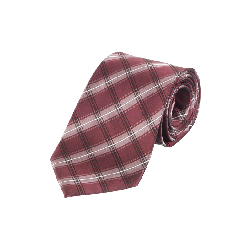 Tienamic - cravată AP1121-28, burgundy