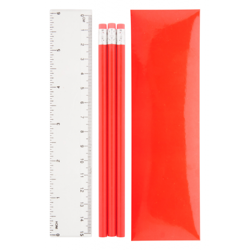 Laptan - set creioane AP741704-05, roșu