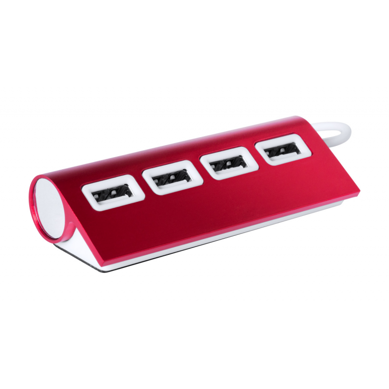 Weeper - hub USB AP781137-05, roșu Weeper - hub USB AP781137-05, roșu