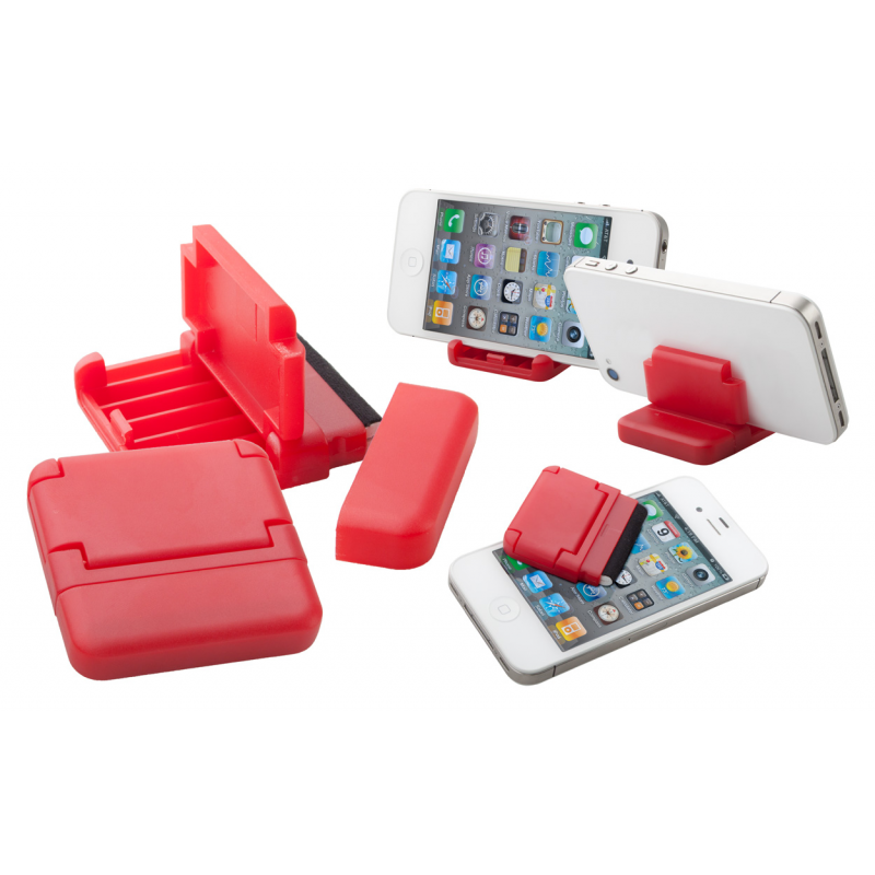Tout - suport telefon mobil şi curăţător display AP791555-05, roșu