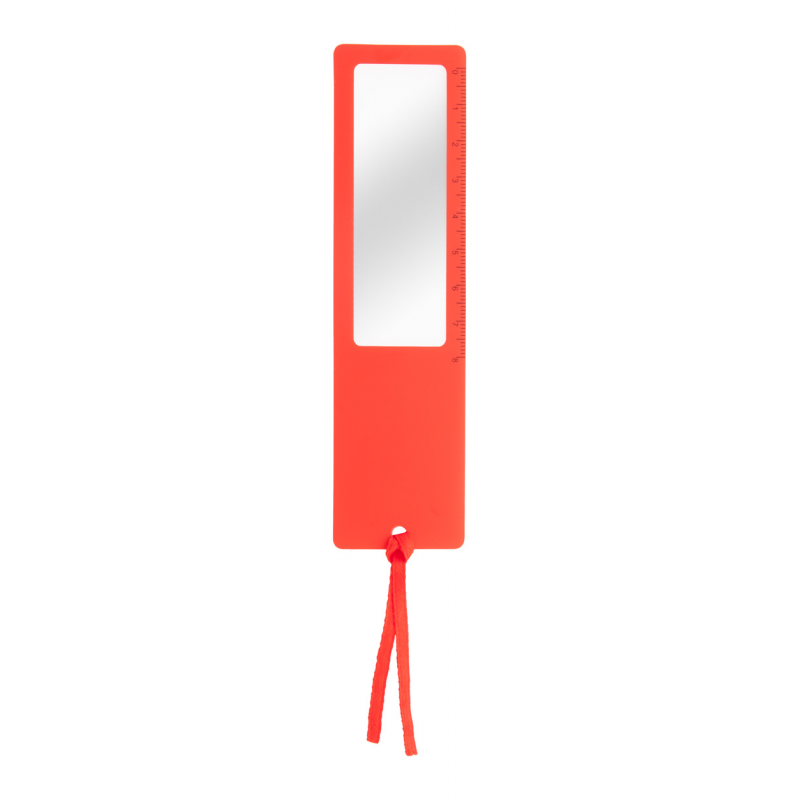 Okam - riglă cu lupă AP791346-05, roșu
