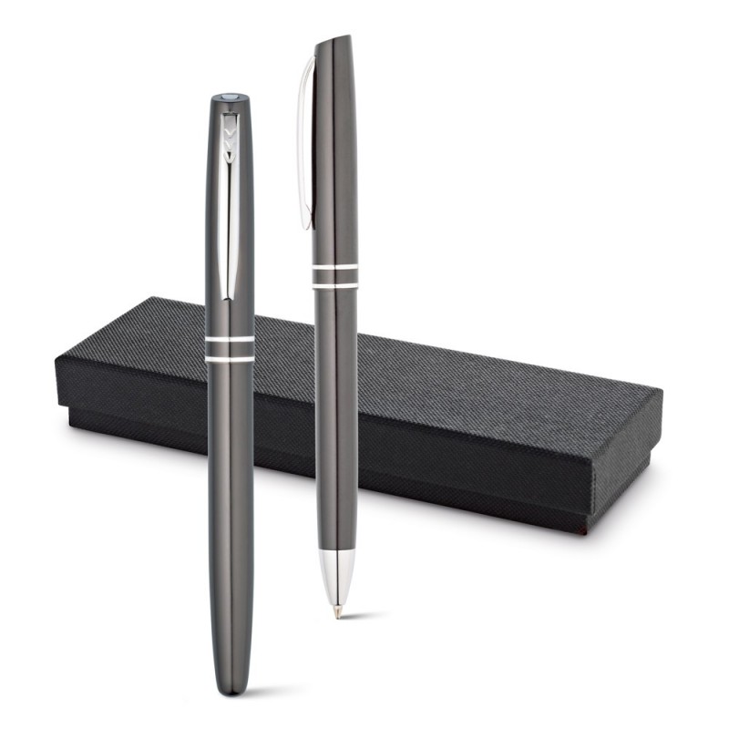 HALEY. Set de pix si roler 91899.47, Gun metal HALEY. Set de pix si roler 91899.47, Gun metal