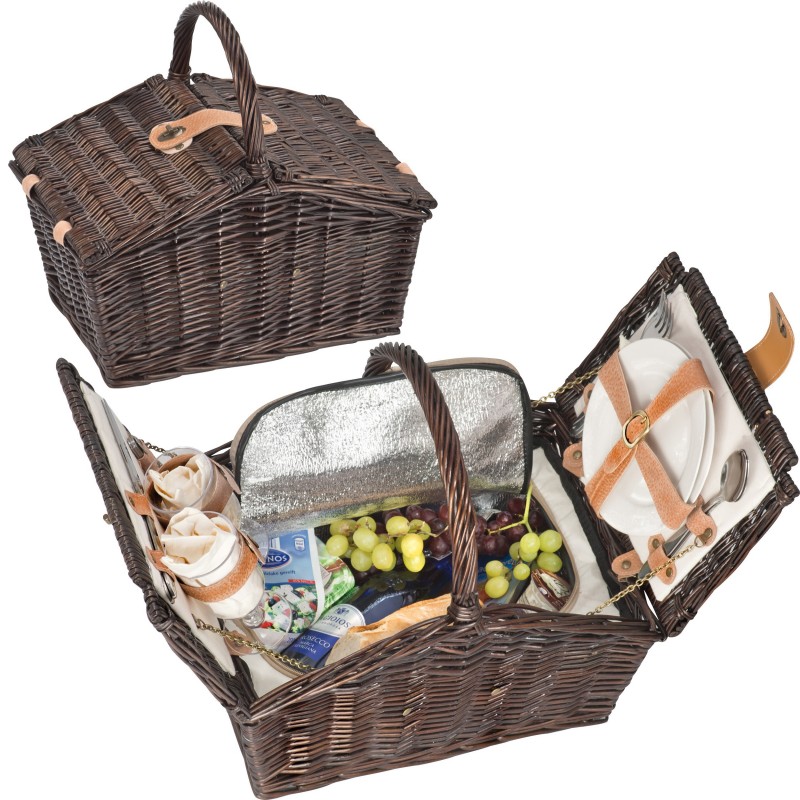 Coş picnic pentru 2 persoane - 6233701, Brown Coş picnic pentru 2 persoane - 6233701, Brown