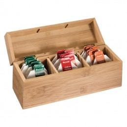 Cutie bambus pentru ceai / Tea box Damaskus - 331801, Brown