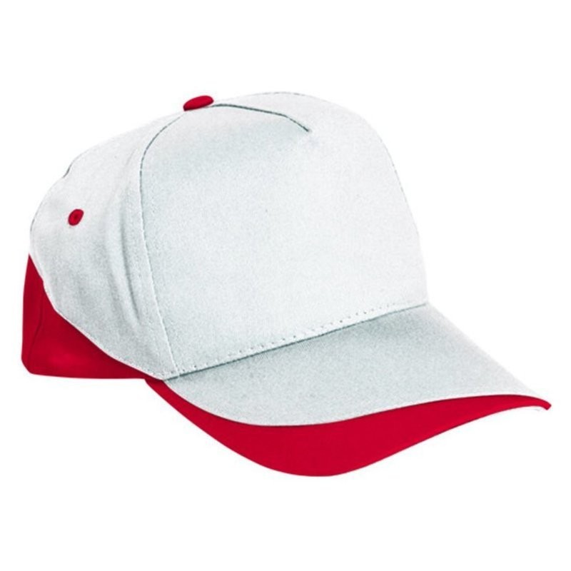 Fort Cap Sapca 5 panele bicolora velcro scai - GOVAFORBR01, red Fort Cap Sapca 5 panele bicolora velcro scai - GOVAFORBR01, red