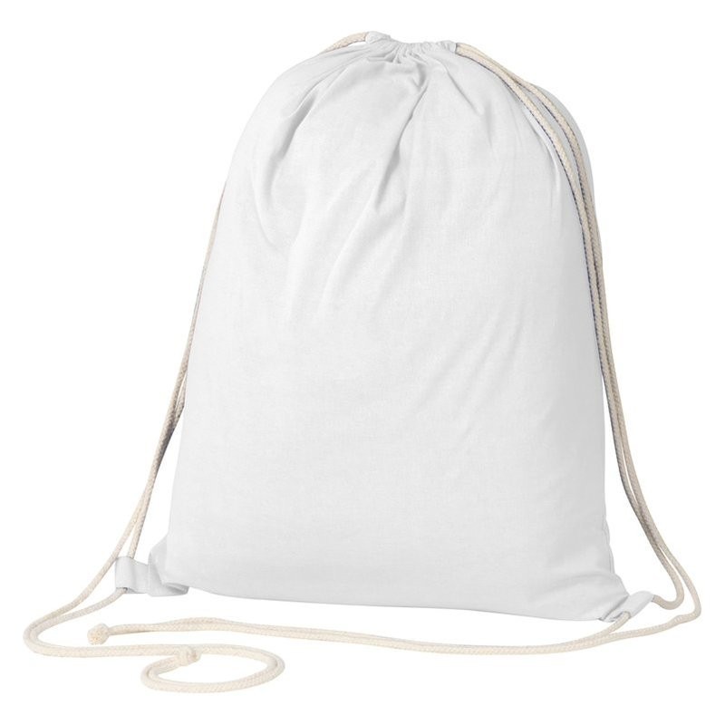 Rucsac bumbac colorat 140 gmp - 129806, WHITE