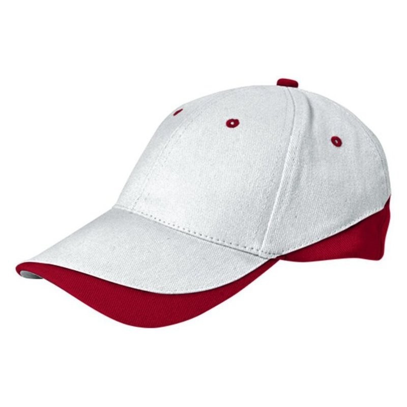 Tuxton Cap / Sapca 6 panele bicolora velcro scai - GOVATUXBR01, White-Lotto Red Tuxton Cap / Sapca 6 panele bicolora velcro scai - GOVATUXBR01, White-Lotto Red