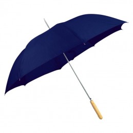 Umbrela cu maner lemn drept - 508644, Dark blue