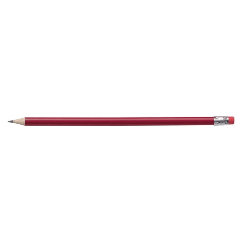Creion cu guma mina HB - 039305, Red