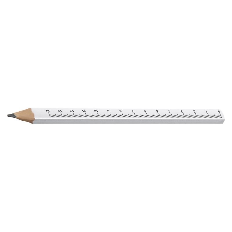Creion lemn 18 cm pentru tamplar - 089606, White