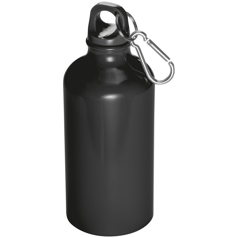 Budon metalic 500 ml cu carabina - 019503, Black