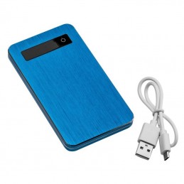 Powerbank 4000 mAh carcasa metal - 033904, Blue