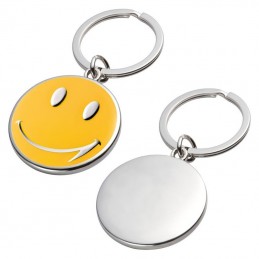 Breloc metal cu Smile - 347408, Yellow