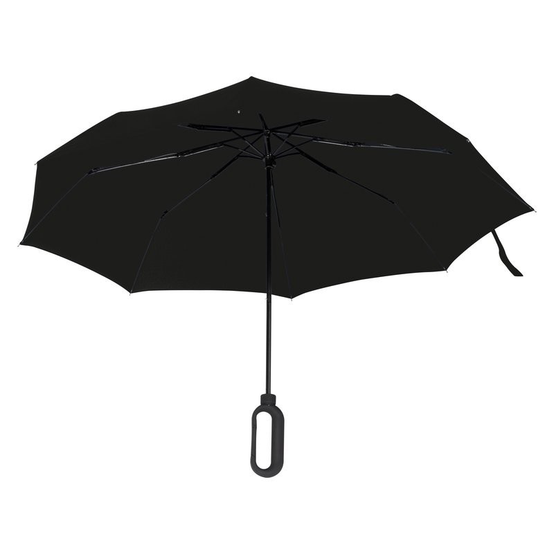 Umbrela pliabila cu maner pentru logo - 088503, Black