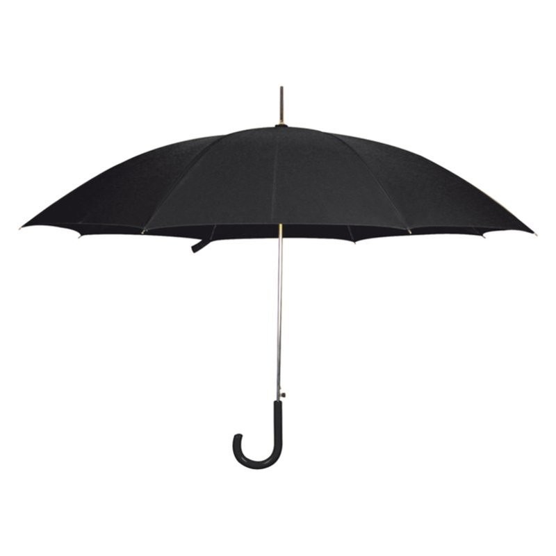 Umbrela cu maner plastic curbat - 520003, Black