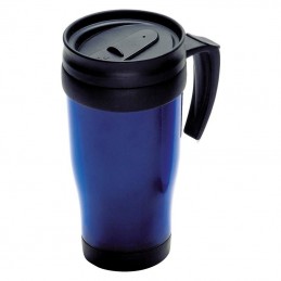 Cana termoizolanta 400 ml plastic - 561004, Blue