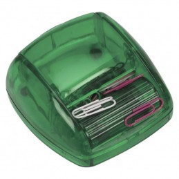 Dispenser cu 20 agrafe birou - ART196309, Green