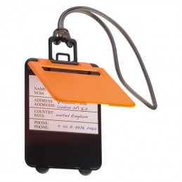 Eticheta pentru bagaj cu capac colorat - 791810, Orange