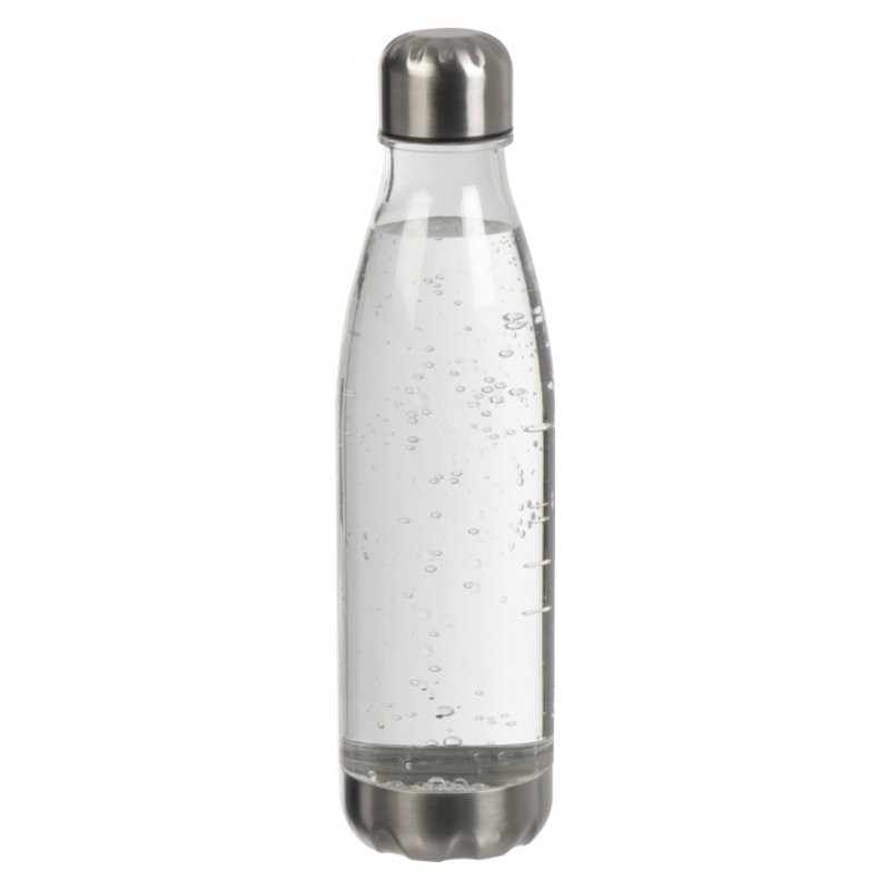 Sticla 700 ml cu parti metalice si tritan - 084866, Transparent