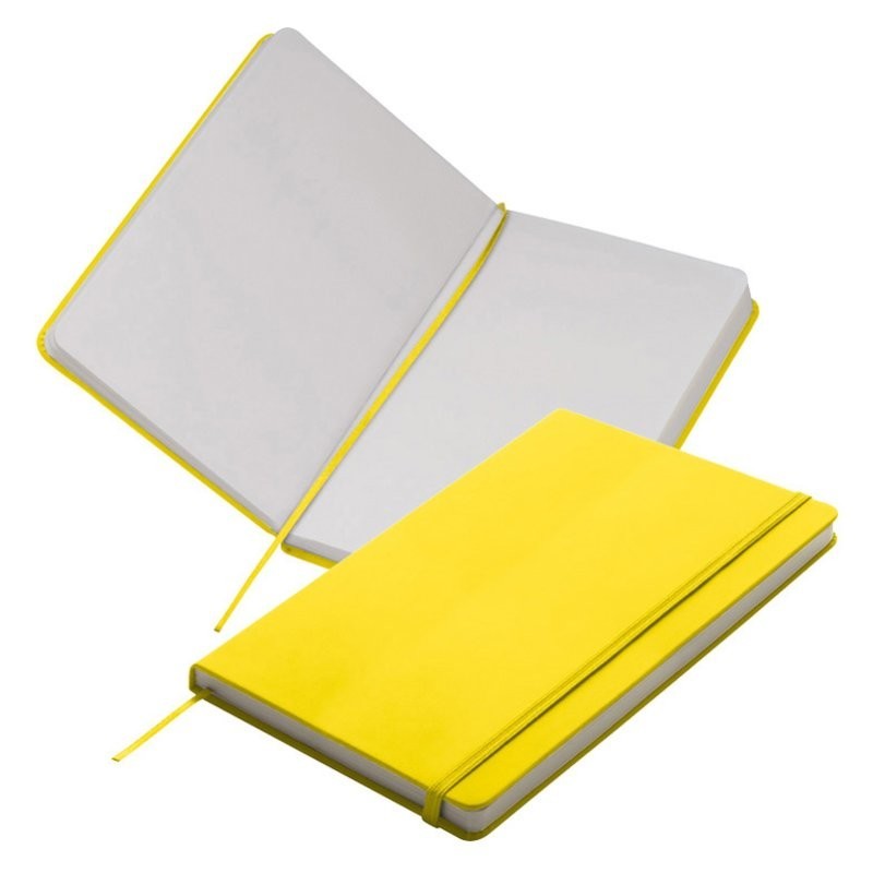 Carnetel A5  160 pagini veline coperti PU - 312108, Yellow