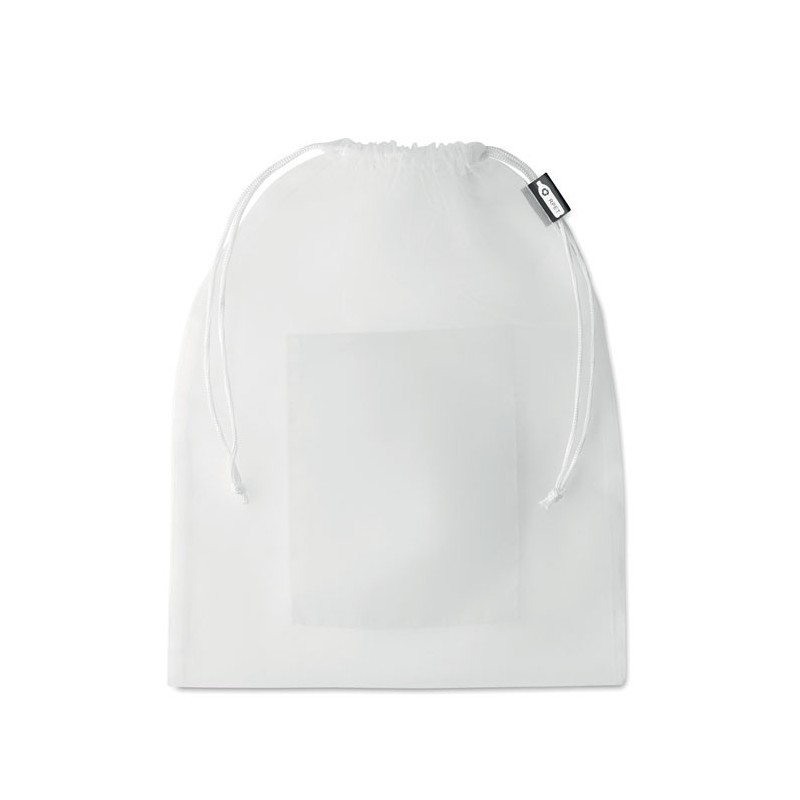 VEGGIE RPET - Pungă RPET pentru mâncare MO9880-06, White VEGGIE RPET - Pungă RPET pentru mâncare MO9880-06, White