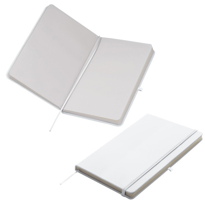 Kiel Carnetel A5 160 pagini veline coperti PU - 312106, White Kiel Carnetel A5 160 pagini veline coperti PU - 312106, White