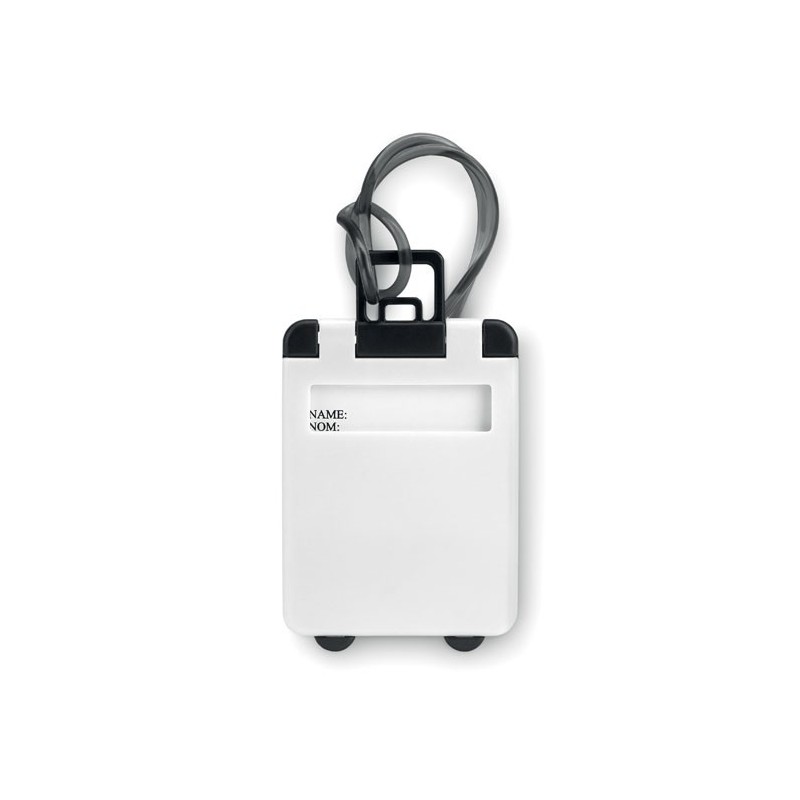 TRAVELLER - Etichetă bagaj din plastic MO8718-06, White TRAVELLER - Etichetă bagaj din plastic MO8718-06, White