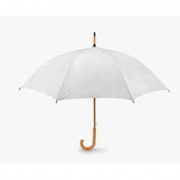 CUMULI - Umbrelă automată/ mâner lemn   KC5131-06, White