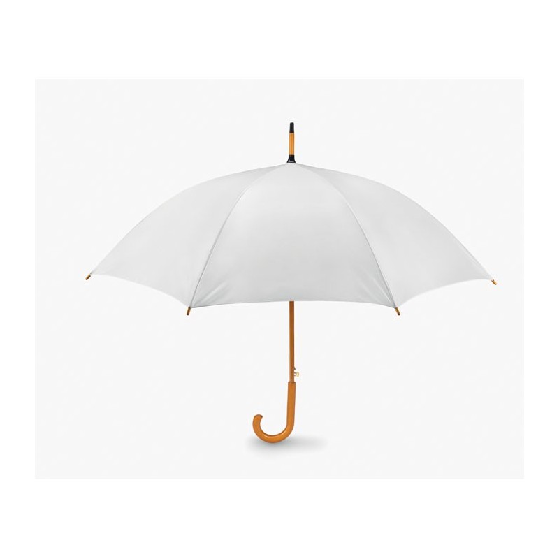 CUMULI - Umbrelă automată/ mâner lemn   KC5131-06, White