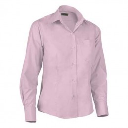 Camasa dama 65% polyester, 35% cotton. 120 grs/m2 poplin fabric. Star Long Sleeves