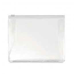 COSMOBAG - Husă cu fermoar pt. Cosmetice  MO9627-26, Transparent white