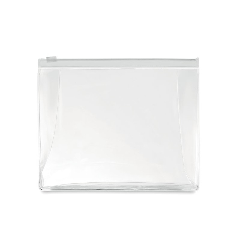 COSMOBAG - Husă cu fermoar pt. Cosmetice  MO9627-26, Transparent white