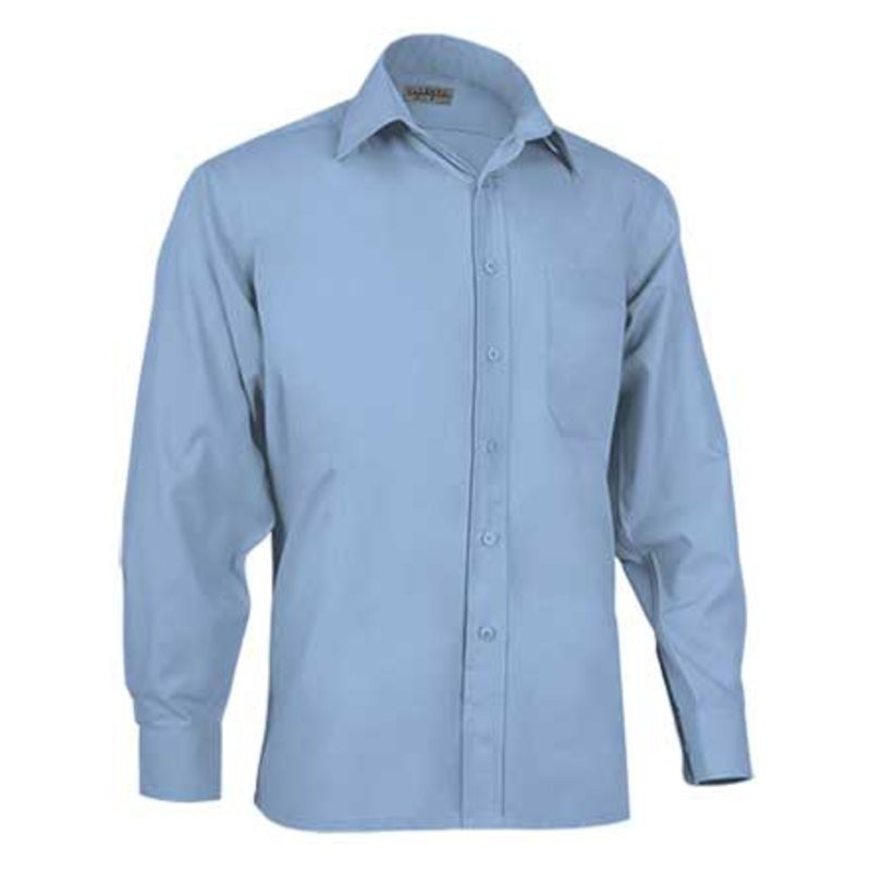 Camasa barbati 65% polyester, 35% cotton. 120 grs/m2 poplin fabric. Oporto Long Sleeves