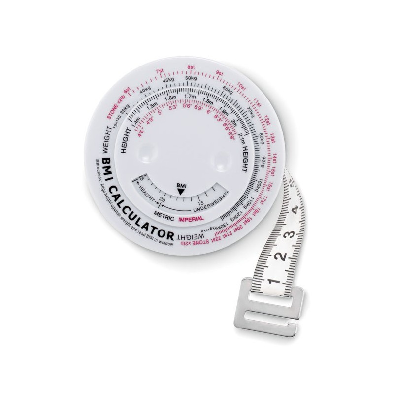 MEASURE IT - Calculator masă corporală      MO8983-06, White