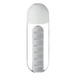 BOTTLE PILL - Sticlă organizator medicamente MO9249-06, White