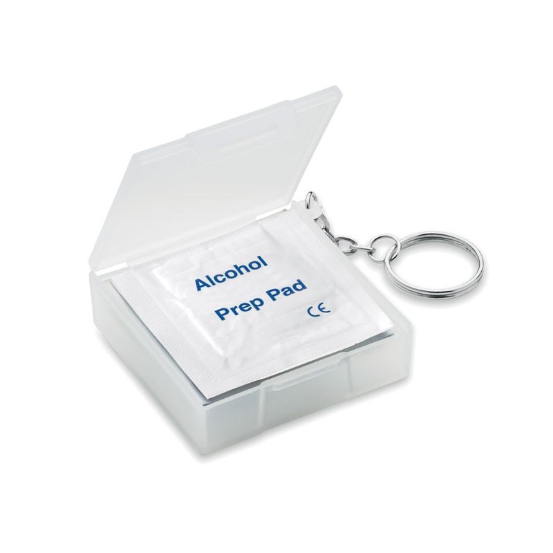WIPE2GO - 10 șervețele umede în cutie PP MO9989-26, Transparent white WIPE2GO - 10 șervețele umede în cutie PP MO9989-26, Transparent white