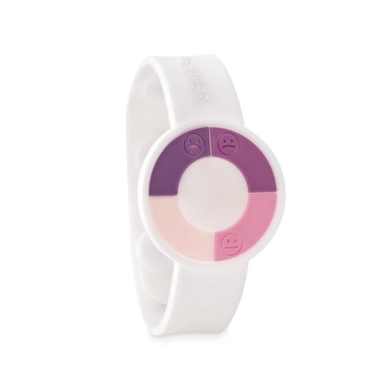 UV CHECK - Brățară cu senzor UV. MO9589-06, White UV CHECK - Brățară cu senzor UV. MO9589-06, White