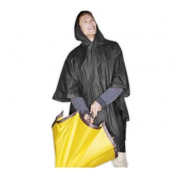 REGAL - Impermeabil cu glugă în husă pelerina  IT0971-03, Negru